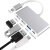 USB3.1 type-c转hub 3.0/2.0 可正反向充电 USB C转HUB四口集线器定制 银色