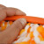Homeglen 洗车拖把伸缩式多功能软毛刷 橙色月牙棉洗车刷1.45米 1把装