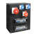 防腐电箱黑色三级配电箱塑料防水便携式工地电源检修箱工业插座箱