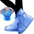 升级版防水层男女雨鞋套加强防雨鞋套 加厚防滑耐磨防尘水鞋套 加强款蓝色 XXXL码(店长45-46)