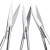 安达通 不锈钢手术剪刀实验用剪刀不锈钢医院用剪 直尖弯尖 眼科直尖10cm