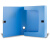 档案盒文件盒加厚文件夹塑料盒资料收纳盒子经济型55mm档案盒 35mm蓝