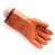君御 7972耐低温手套防寒防水棉衬里水产加工PVC耐油防化手套 橙色 