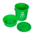 稳斯坦 厨房手提垃圾桶带盖 绿色10L圆桶+盖+滤网 厨余垃圾 农村小区分类餐厨干湿分离桶 WL-009