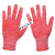 盛融乾手套干活用的 夏季薄款尼龙线 透气工作耐磨手套劳保弹力 红色尼龙手套(12双) S