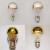 爱迪生灯丝LED无影灯泡半电镀银色金镜面反射装饰有可调光中性光 G80-4W暖光(E27) 其它 其它