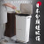日式双层分类垃圾桶干湿分离厨房余带盖大号带轮防臭 说明中间隔板均可拆卸上层可大