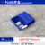 工具塑胶抽屉式元件盒电子元件盒零件柜加厚分格手机零件盒物料盒 I45-新款F1:外180*95*50mm全蓝