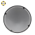 捷邦1/2球面反光镜二分之一凸面广角镜超市防盗镜开阔视野安全镜 二分之一吊装70cm
