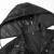 雨衣外套男式上衣防暴雨雨衣半身男单件劳保短款防水雨衣雨裤套装 [面罩款]黑色上衣[双层+升级 5XL
