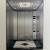 电梯LED吊顶灯板灯博得平面灯铝框各种图案尺寸均可 600*600银色框 DC12V 正白-ZJ丝印
