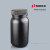 塑料瓶2L5L小口试剂瓶广口黑色10L棕色避光HDPE白色样品进口 棕小口1L 含内塞