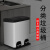 定制双桶分类垃圾桶干湿30L上海北京厨房带盖脚踏大号不锈钢 30L 原钢色