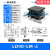 XYZ轴位移平台三轴手动微调升降工作台光学移动滑台LD60/40/125 LD90-LM-2(XYZ轴三维）
