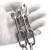 赫思迪格304不锈钢防盗链锁链长环链条 金属铁链链条 直径4mm长2m 直径3mm长2m