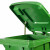 富都华创 垃圾桶绿色240L大号脚踏式带轮塑料脚踩分类厨房带盖垃圾箱户外清洁 FDHC-LJT-14