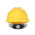 新铵玛特 绝缘V型透气ABS工地安全帽防砸透气防护帽；V型透气