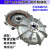 南京电机风叶制动轮 ZD3.0/4.5KW风叶刹车锅 葫芦锥形电机配件 0.8/1.5/2.2KW 平刹 6键 25孔