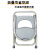 IKEO孕妇坐便器老人移动马桶厕所椅凳子老年人座便器坐厕椅坐便椅 38cm高Y2+挡板送坐垫