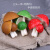 仿真蘑菇模型过家家PU蔬菜道具早教教具玩具平菇摆设装饰拍摄布景 口菇灰色