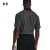 安德玛（Under Armour）男子运动短袖Iso-Chill高尔夫Polo衫半袖T恤1370090-002黑色L