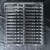 定制定制6格托盘透明包装透明月饼盒生产吸塑盒子 内槽尺寸100*14*14mm