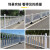 市政护栏城市道路栏杆公路马路围栏安全防撞护栏移动临时隔离栏60 高0.8米*厚1.0mm常规立柱