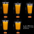 德国品质95商用饮料塑料一次性带盖奶茶杯子杯豆浆口径杯1000只装 配套95口径透明平盖1000只 0ml