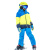 phibee菲比小象冬季儿童滑雪服套装男童女童户外加厚防水保暖单双板滑雪衣裤 82015配深蓝裤 160码(建议身高158-164cm)
