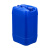 25升公斤kg双口桶耐酸碱实验室废液桶堆码桶密封包装桶塑料桶水桶 蓝色（配白色奶嘴龙头）