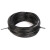 奈鑫 304不锈钢包塑钢丝绳 黑色包塑钢丝绳 一米价格 黑色包塑1mm/7*7