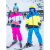 phibee菲比小象冬季儿童滑雪服套装男童女童户外加厚防水保暖单双板滑雪衣裤 82015配深蓝裤 160码(建议身高158-164cm)
