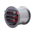 ONEVAN强力圆筒排气扇12寸管道轴流抽风机工业油烟换气扇 银色圆筒14寸