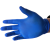 一次性丁晴手套加厚耐用丁腈橡胶实验室耐酸碱防接触手套 PVC手套透明100只 M