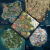 和平精英地图海报PUBG绝地求生吃鸡游戏雨林雪地网吧自粘壁纸墙贴 手游和平精英海岛标注版 40x40厘米