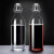 格娜斯（CRISTALGLASS）泡酒瓶酿酒玻璃空瓶子密封罐高档带盖葡萄装红白酒专用食品级 500ml 单支+漏斗
