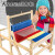 龙觇幼儿园儿童手工制作编织板器小学生diy毛线织布机材料包教具玩具 榉木升降织布机