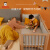 巴布豆（BOBDOG）婴儿床多功能拼接实木床森呼吸601款婴儿床无画板+4cm椰棕床垫