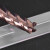 欧杜（oudu）  55度钨钢铣刀 加长 立铣刀钨钢硬质合金不锈钢专用铣刀定制 R8*100*D16*160  球头铣刀