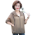 皮尔卡丹中年妈妈衣女2023新款宽松大码薄外套人夏装透气服 白色 XL供参考90-115斤