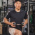 安德玛（Under Armour）夏季Meridian男子训练健身轻质快干运动短袖T恤户外跑步透气上衣 1379670-001-黑色 L 175/96A