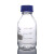 定制 schott肖特瓶螺口蓝盖瓶透明透明丝口蓝盖试剂瓶25 50 500ml肖特瓶