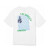 MLBLB2024新款后背大标NY卡通印花男女情侣圆领短袖T恤棉质透气 卡其色 S