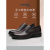 金利来（Goldlion）皮鞋 2023秋季新款时尚商务正装鞋男士真皮轻底婚鞋德比鞋 棕色 37 欧码(偏大一码)