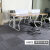 办公室地毯写字楼会议室简约商用方块毯公司满铺pvc拼接方格地毯泰禧阁 KW-3 1 平方米(50CMx50CM共4片)