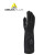 代尔塔 201510 高性能氯丁橡胶防化手套 长38cm 耐磨手套 黑色 10.5码 1副