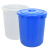 兰诗 YJ-E084 大水桶 圆形塑料桶储物收纳桶酒店厨房大号环卫物业垃圾桶 白色120升
