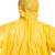 大杨PLA76耐酸碱工作服 L码 1件 黄色防粉尘一次性防护服化工喷漆轻型防化服 定制