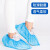 安美尚 (ams) 一次性鞋套 蓝色 100只/包 加厚无纺布实验室工厂无尘室脚套