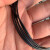 304不锈钢包塑钢丝绳硬黑色包胶钢丝绳包皮钢丝线1.5 2 3 4 5 6mm 15MM100米卷